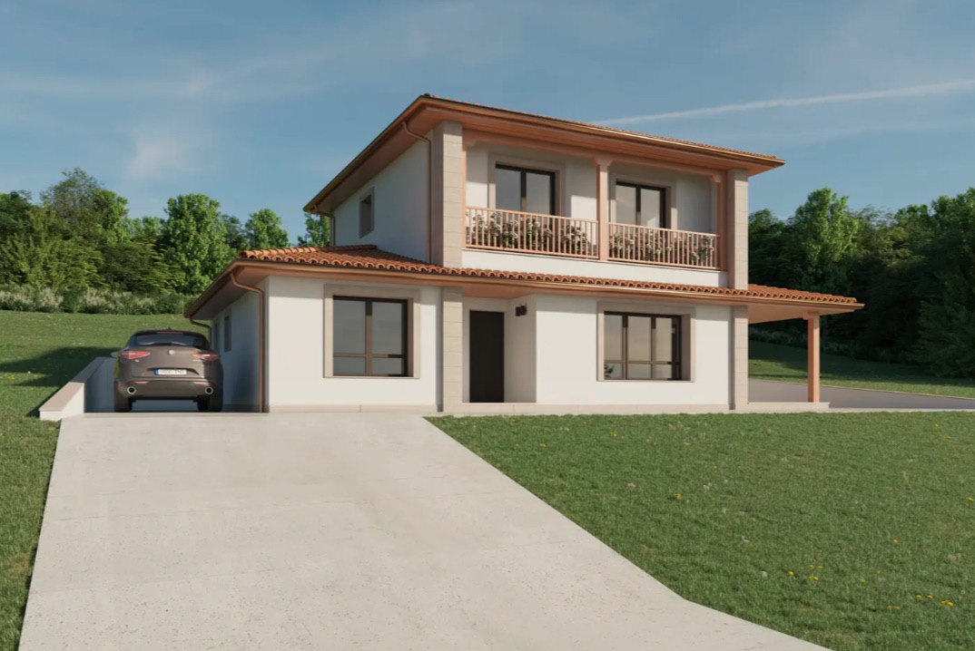 Llanes, Asturien, Spanien — Villa Mit 4 Schlafzimmern Und Garten