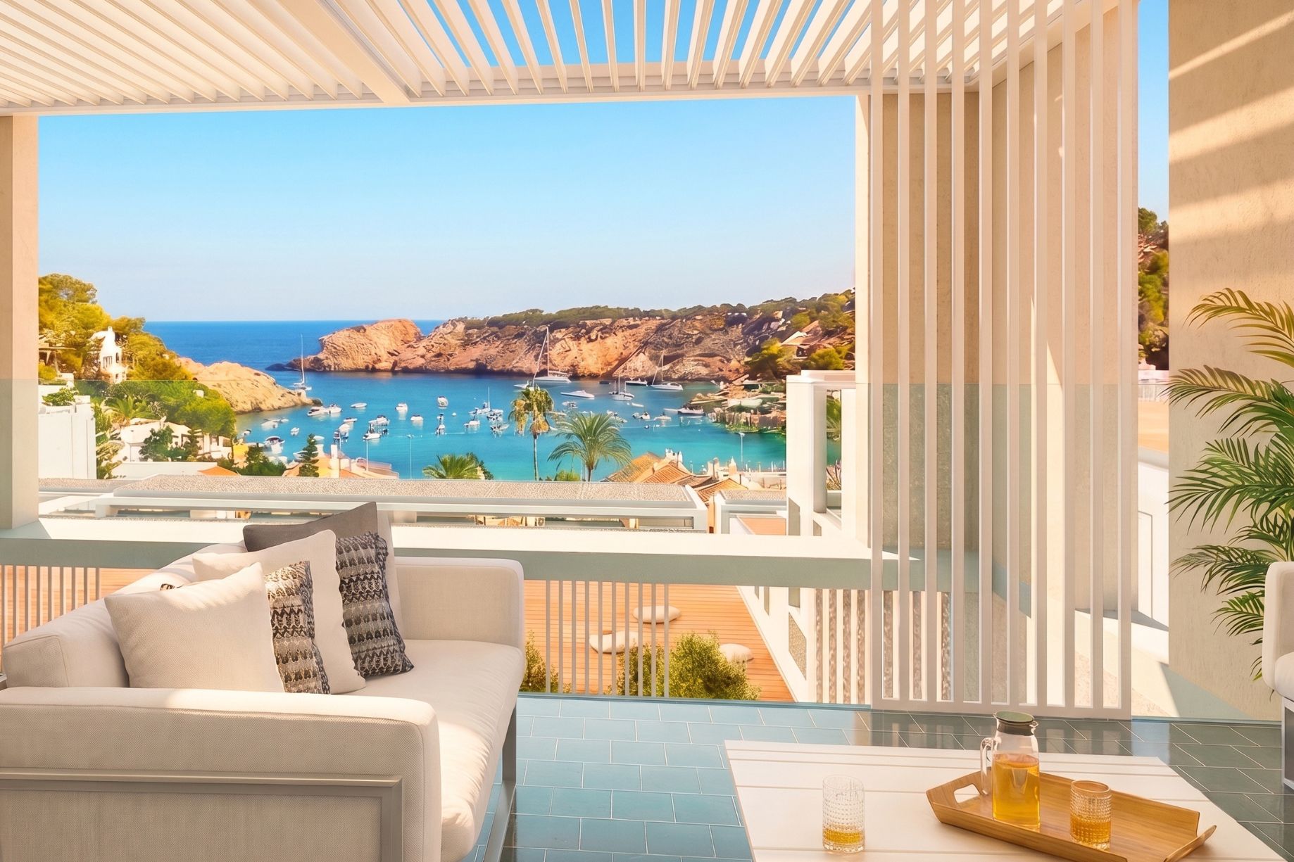 Cala Vadella, Ibiza, Spain — 2-Bed Penthouse With Sea Views & Private Roof Terrace