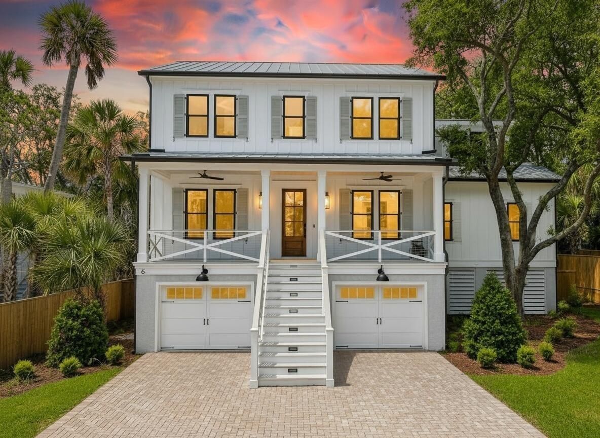 Isle Of Palms, South Carolina, USA — 6-Bed House With Pool & Elevator