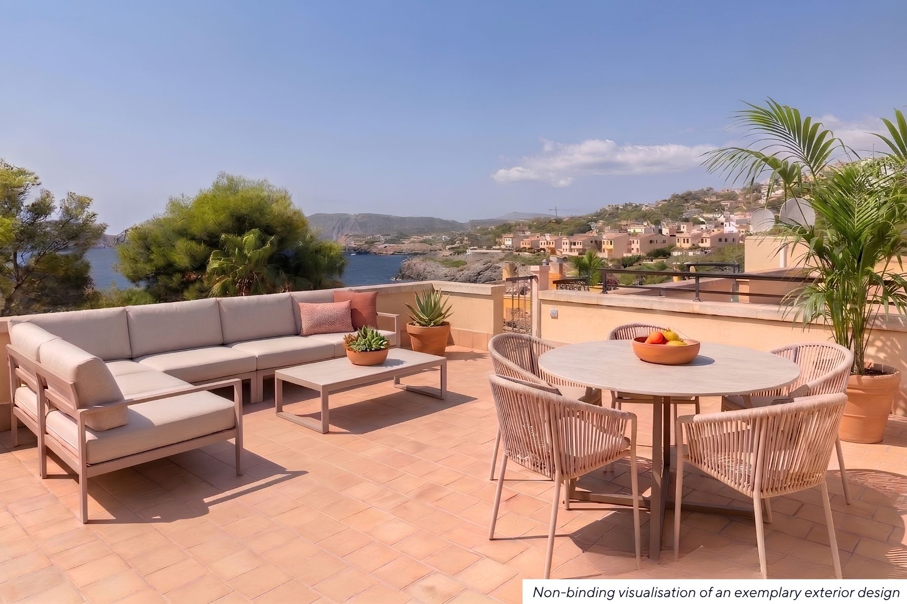 Nova Santa Ponsa, Mallorca, Spain — 2-Bed Penthouse With Sea Views & Roof Terrace