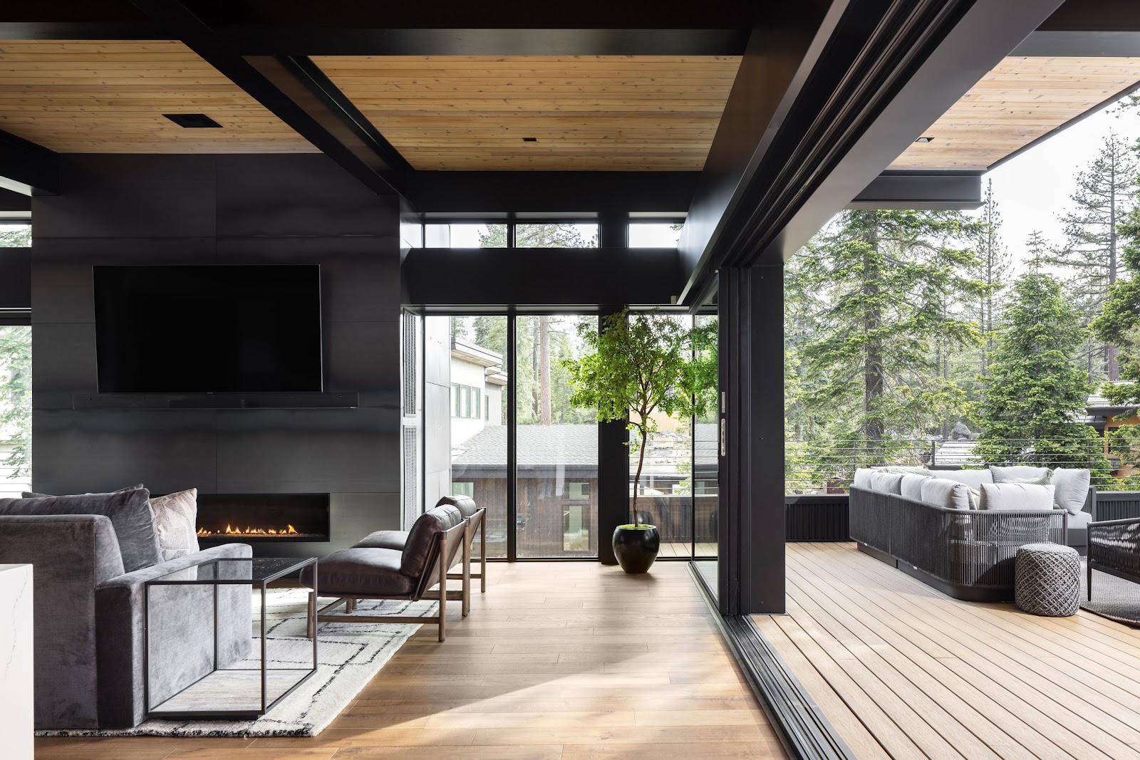 A mountain home in Olympic Valley, California, near the base of Palisades Tahoe