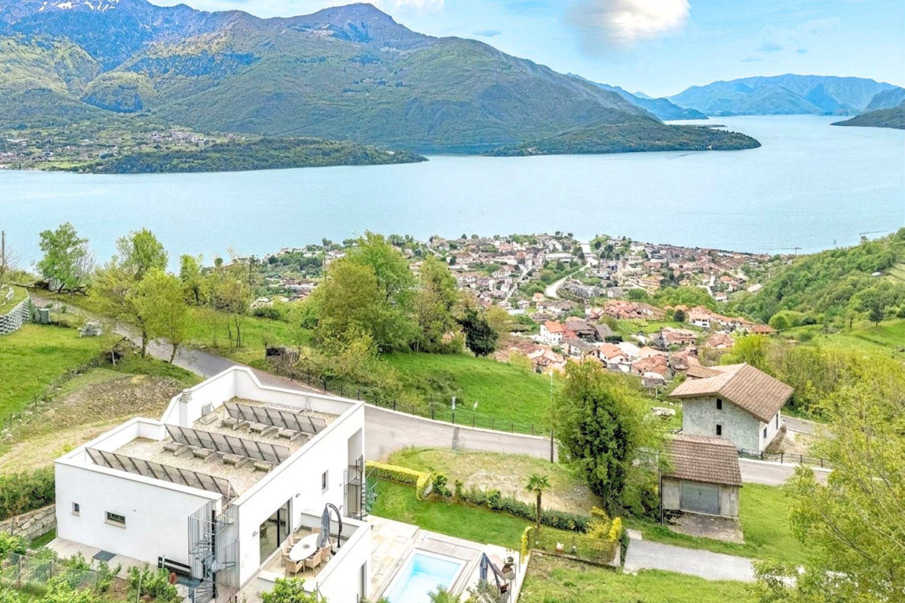 Vercana, Lake Como, Italy — 3-Bed Villa With Panoramic Lake Views & Heated Pool