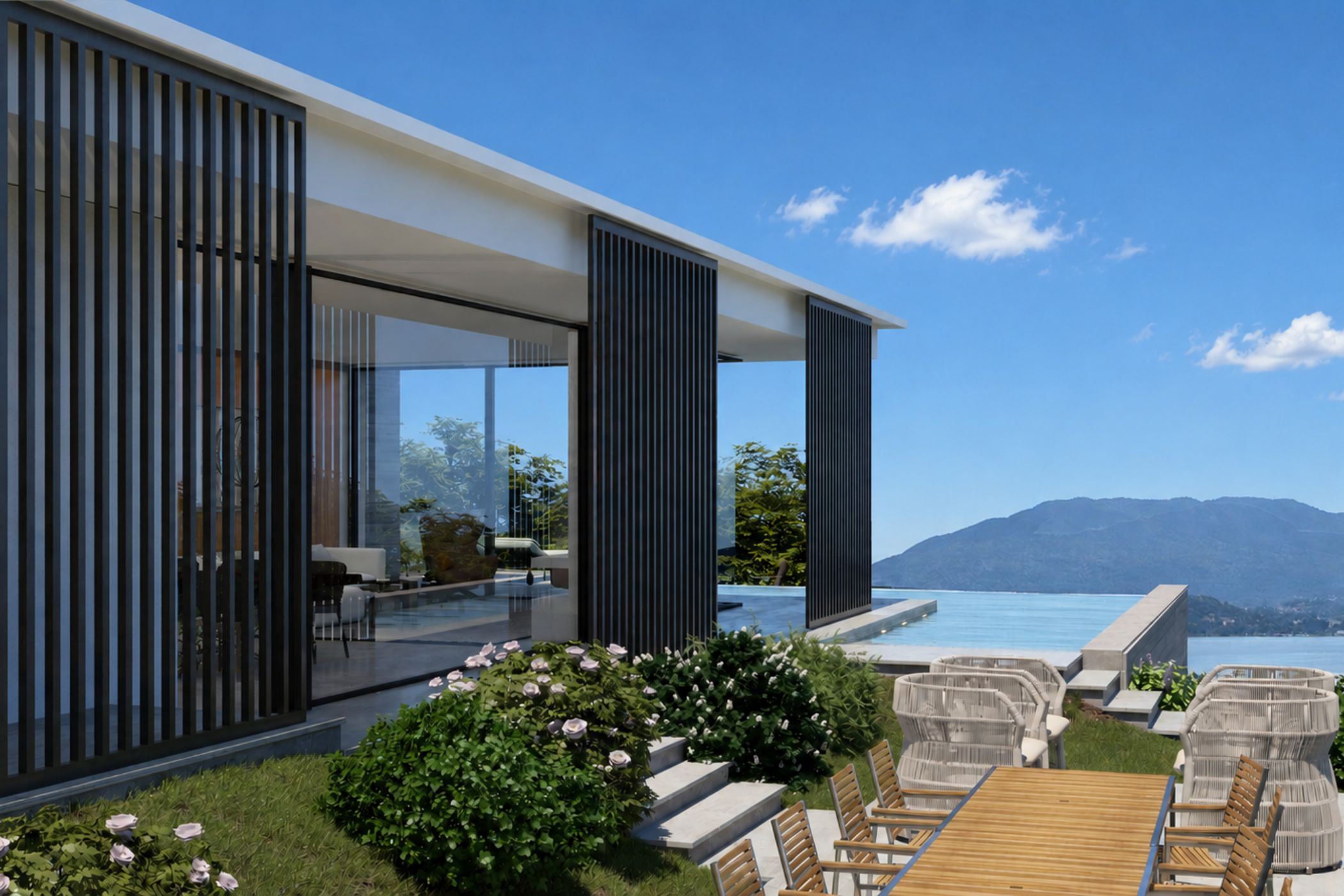 Meina, Lago Maggiore, Italy — 3-Bed Villa With Lake View & Infinity Pool